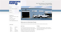 Desktop Screenshot of interstatepump.com
